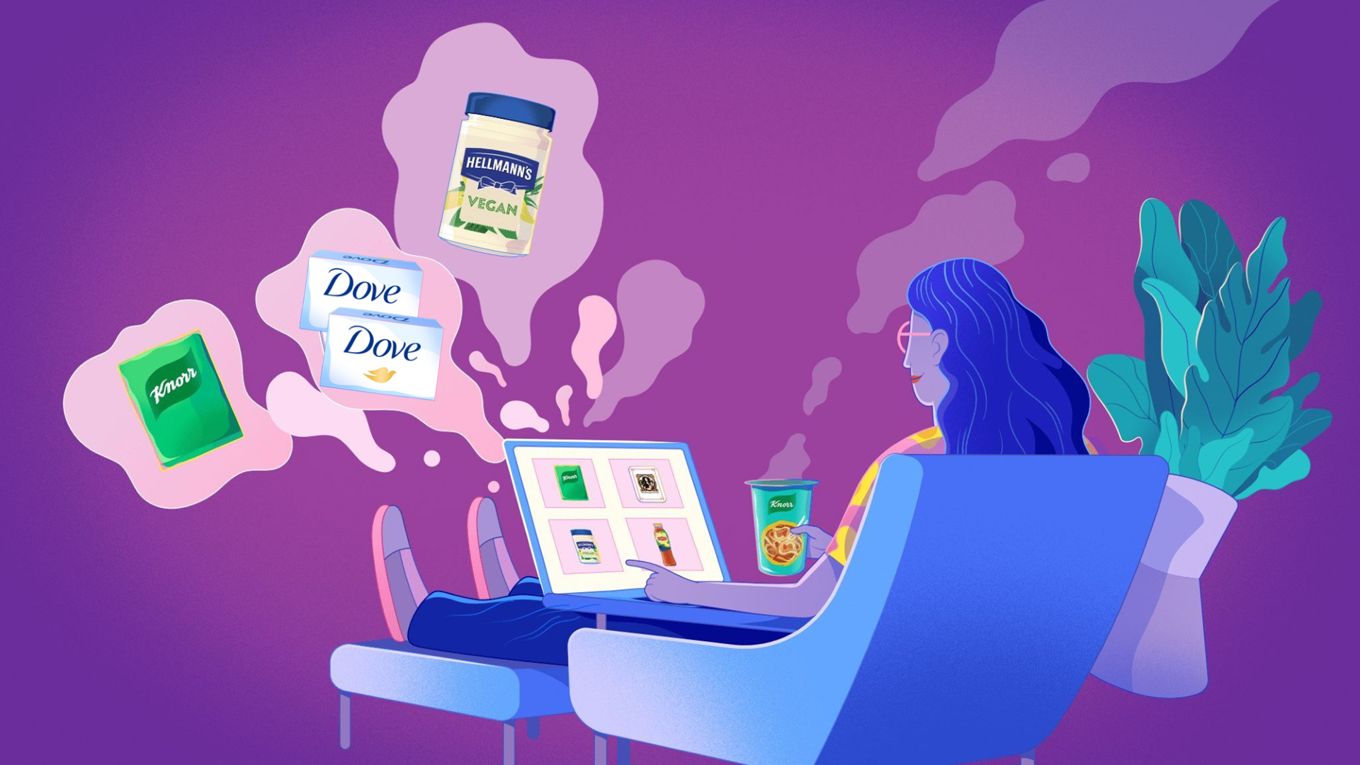 Ilustración de e-commerce