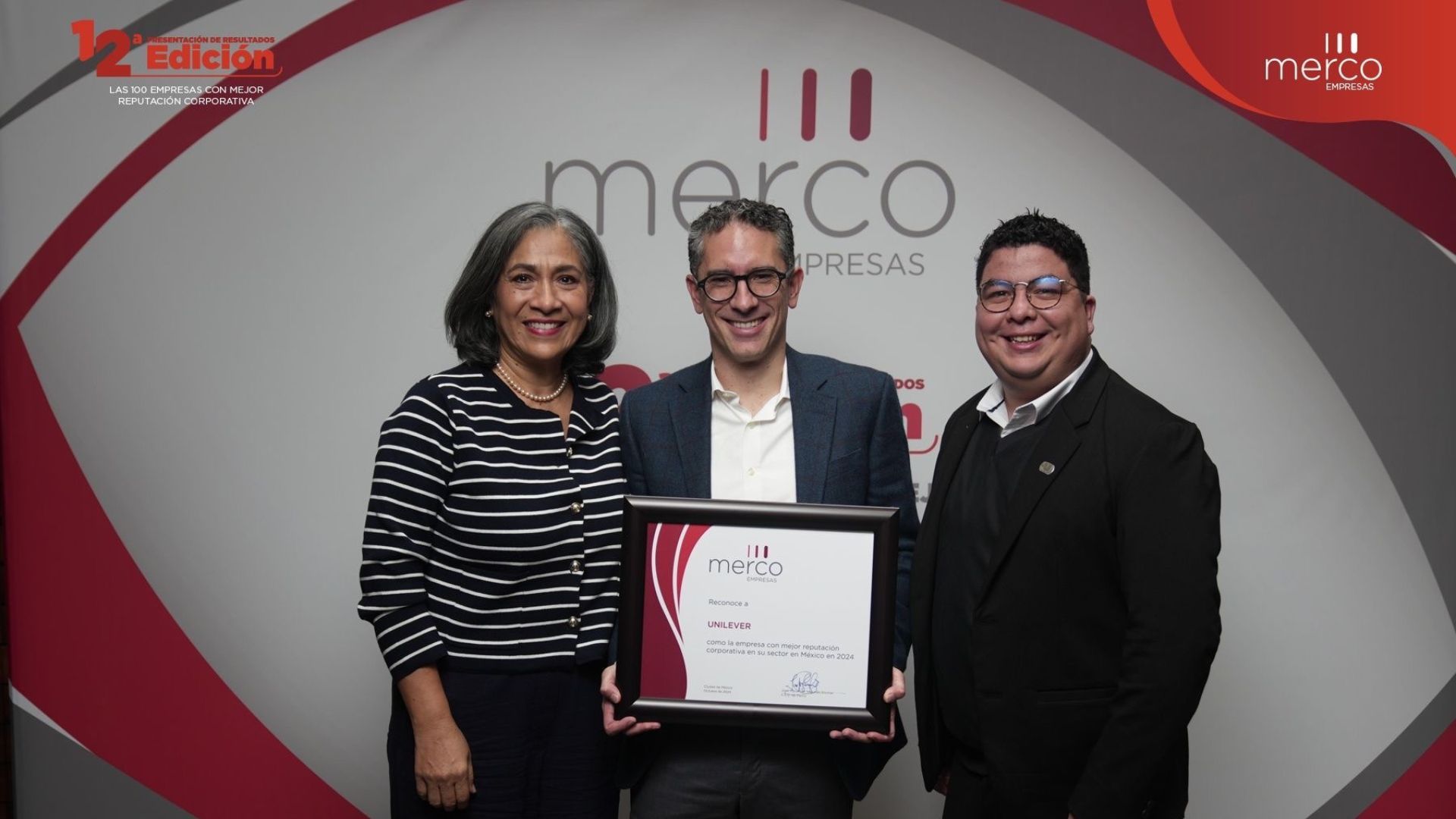 Juan Pablo Galindo, Laura Bonilla y Juan Nieto en Merco Empresas